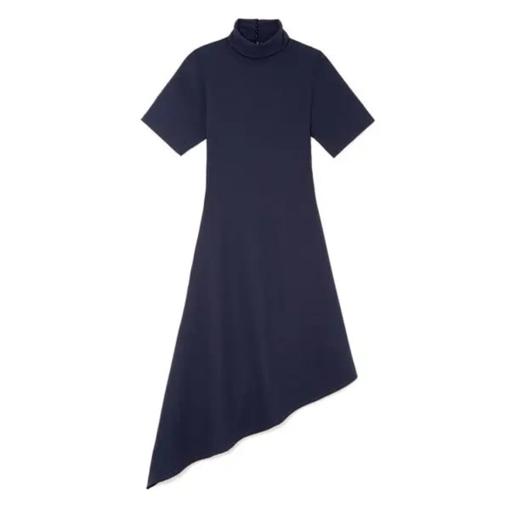 G. Label By GOOP Ren Asymmetrical-Hem Dress - sz 6 - Picture 2 of 9